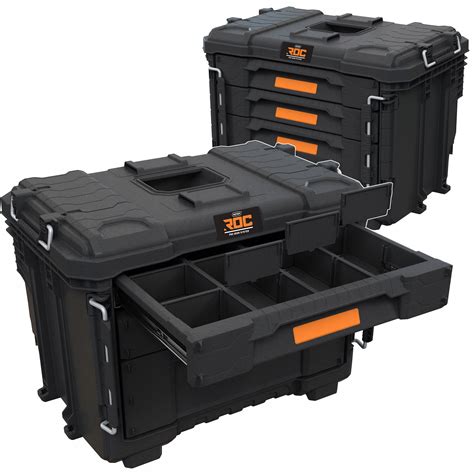 Skrzynka Narzędziowa XL z 3 szufladami Keter ROC PRO GEAR 2.0 Modułowa (7290112639400) • Cena ...