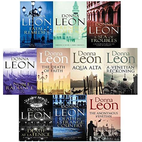 Donna Leon 10 Books Collection Pack Set Rrp 79 9 | Desertcart INDIA