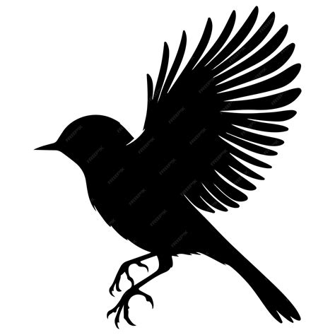 Premium Vector | Bird silhouette Silhouette of a bird