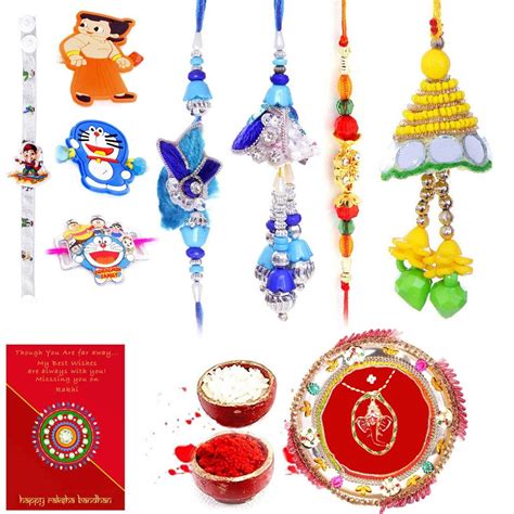 Raksha Bandhan Rakhis Raksha Bandhan Gifts for Brother Rakhi Set Bhaiya ...
