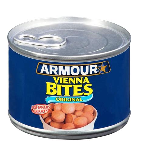Armour Star Original Vienna Sausage Bites with Beef, 10 OZ Canned Meat ...