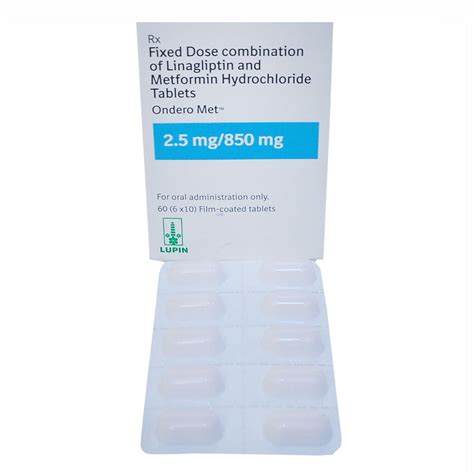 Ondero Met 2.5Mg/850Mg Tablet 10's Price, Uses, Side Effects ...