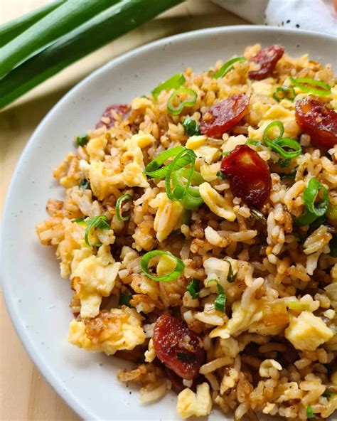 The best Chinese sausage fried rice | Casually Peckish