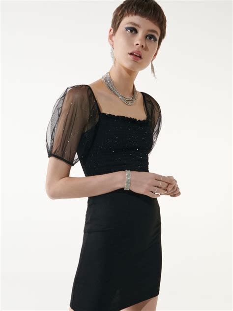 Mini skirt Color black - SINSAY - 4122F-99X