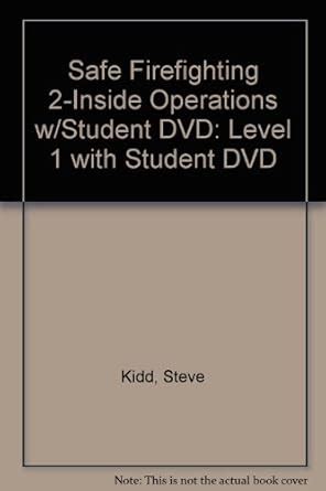 Buy Level 1 with Student DVD (Safe Firefighting 2-inside Operations ...