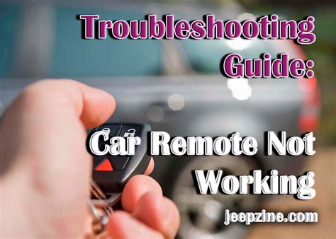 Image result for Auto Keyless Remote Troubleshooting Guide
