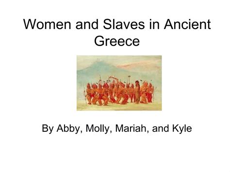 Slavery In Ancient Greece