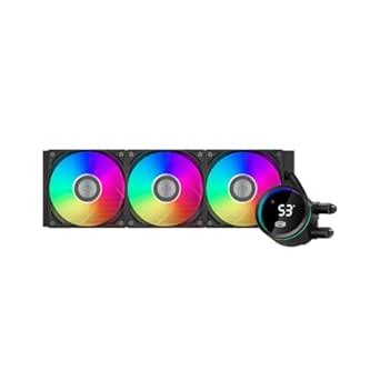 PCCOOLER CPS DA360 PRO ARGB Digital BK LCD Liquid Cooler with Digital ...