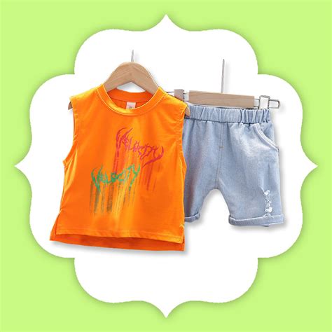 Bright Orange Shorts Set – The Tiny Hands Clothing
