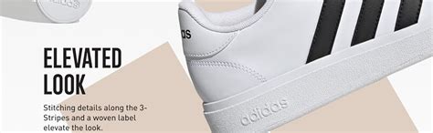 adidas Men Grand Court Base 2.0 Sportswear Shoes White 10 : Amazon.in ...