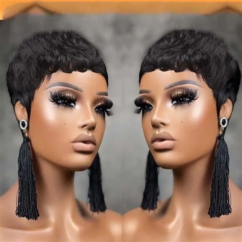 Pixie Cut Wigs for Black Women Synthetic Wig Short Layered Wigs 2025 ...