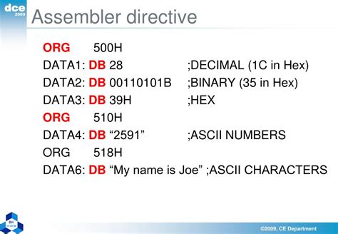 Image result for Assembly Language Program Using Directive Data