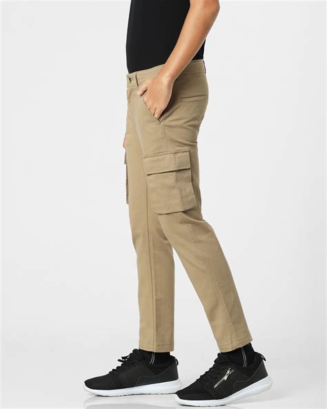 Buy Brown Mid Rise Cargo Jeans for Boys Online at Jack&Jones Junior ...