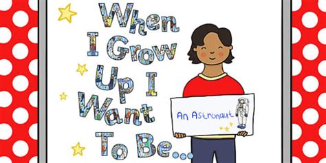 When I Grow Up I Want to Be Display Pack (teacher made)