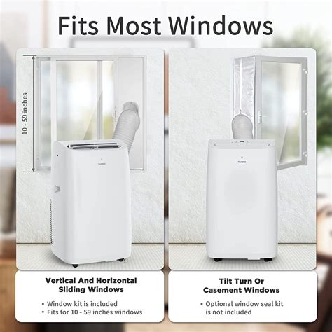 Buy TURBRO Greenland 12,000 BTU Portable Air Conditioner, Dehumidifier ...