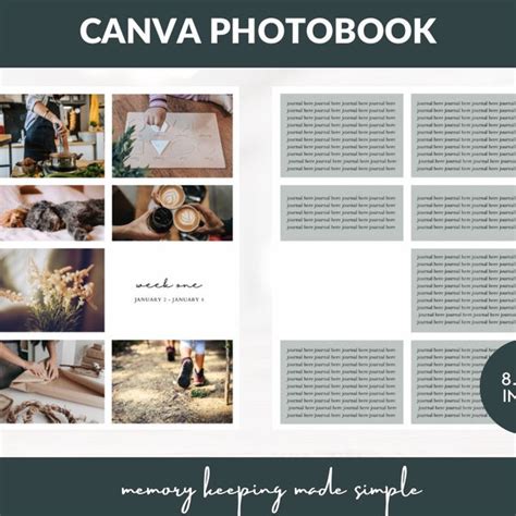 Buy Photobook Canva Template Online In India - Etsy India
