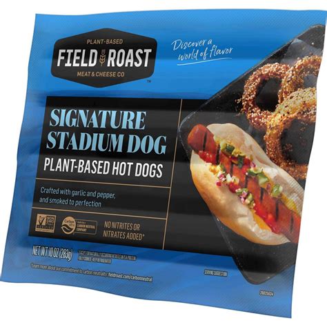 Field Roast Plant-Based Signature Stadium Hot Dogs - Pet Supplies ...
