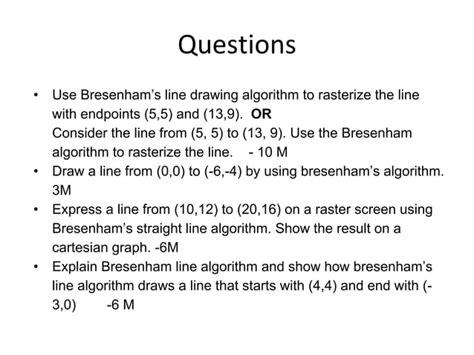 Image result for How to Draw a Line Using Bresenham Line Drawing Algorithm