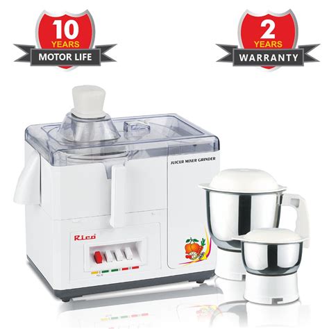 Rico JMG708 550 Watts Juicer Mixer Grinder (2 Jars )– Rico India