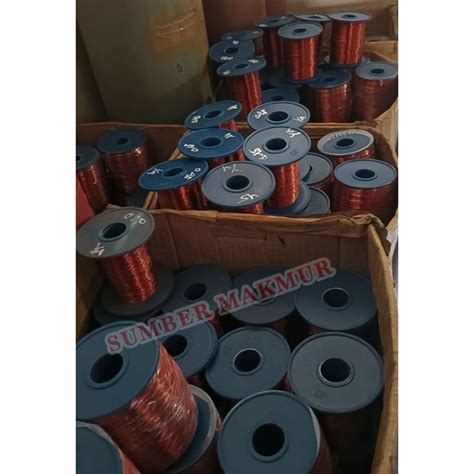 Jual kawat tembaga email 1.10 copper wire kawat gulung dinamo tembaga 1 ...
