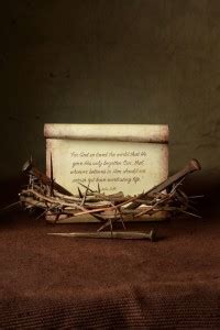 KD Crown of thorns and nails Sticker Poster|Christian Posters|Jesus ...