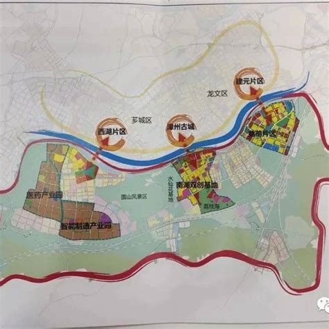 漳州高新区分3大片区规划 对应主城区3大板块！_开发