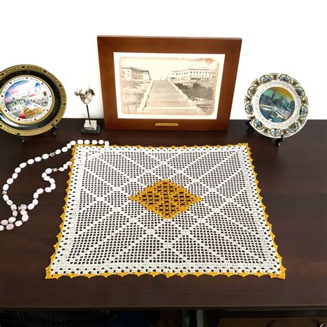 Image result for Crochet Rectangle Doily Pattern