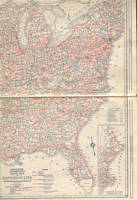 Pennsylvania in Old Road Atlases 1926-1930