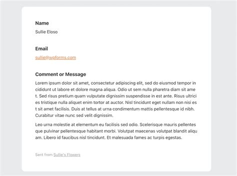 Image result for Form Data in Email Notification