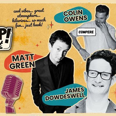 Stand Up in the Basement Comedy - Matt Green | James Dowdeswell ...