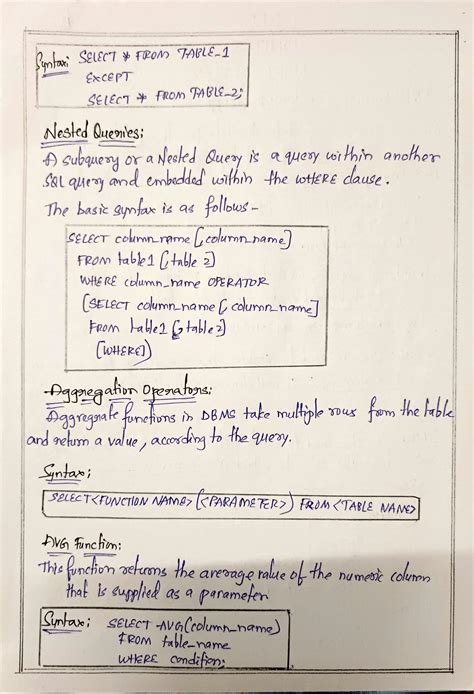 Image result for Write On Short Note DBMS