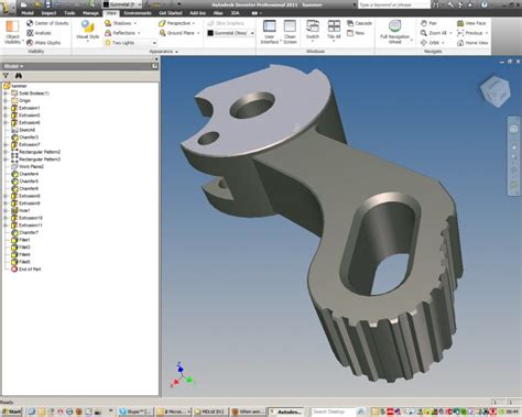 Image result for Random Pattern On a Surface in Inventor