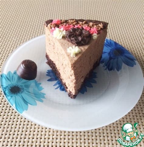 Вишневый муссовый торт без выпечки – кулинарный рецепт