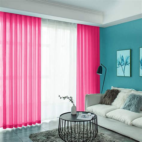 Hot Pink Curtain Panels