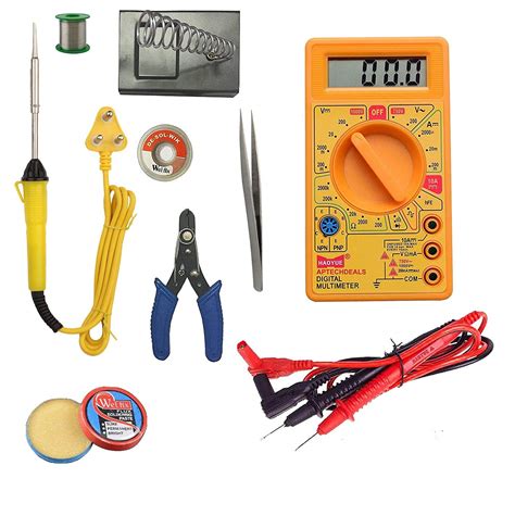 MV MRSC 25w Soldering Iron,Wire Stripper,Solder Stand,Solder Wire ...
