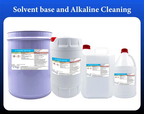 Solvent base and Alkaline Cleaning
