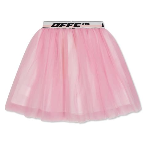 OFF WHITE | Tulle Skirt Juniors | Pink/Black | FRASERS