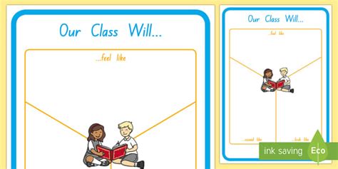 Our Class Looks, Sounds, Feels Activity (teacher made)