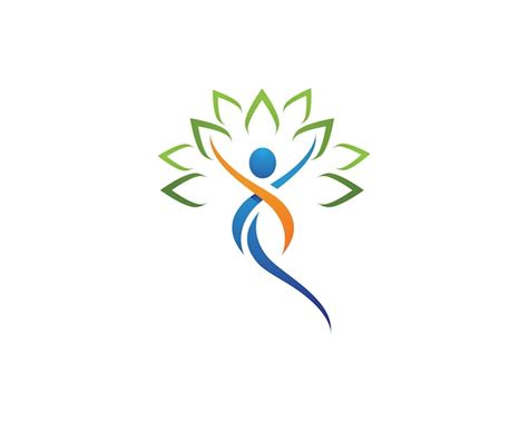 Human character logo sign | Premium Vector