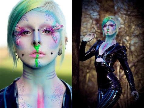 Image result for Alien Space Makeup