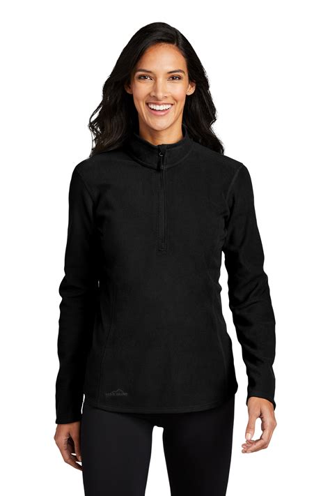Eddie Bauer Ladies 1/2-Zip Microfleece Jacket | Product | SanMar