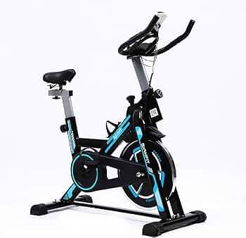 Bionfit Nightfury Blue Spin Bike Exercise Cycle with 6 Kg Flywheel ...