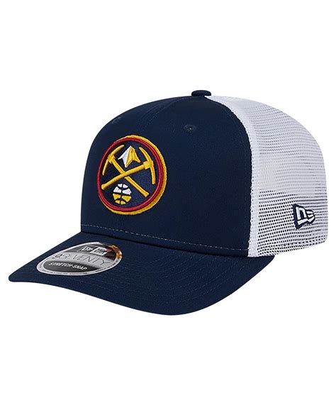 New Era Men's Navy/white Denver Nuggets Trucker 9seventy Coolera ...