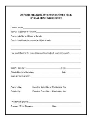 Fillable Online Booster Request Form copy.pages Fax Email Print - pdfFiller