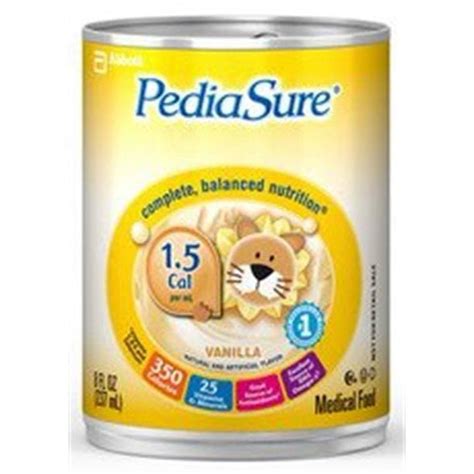 PediaSure 1.5 Cal with Fiber Vanilla Pediatric Oral Supplement / Tube ...