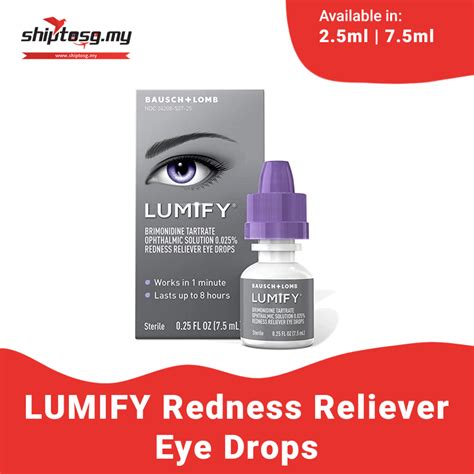 LUMIFY Redness Reliever Eye Drops Singapore | Fast shipping