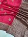 Red Pure Tussar Silk Handloom Banarasi Saree — The Handlooms