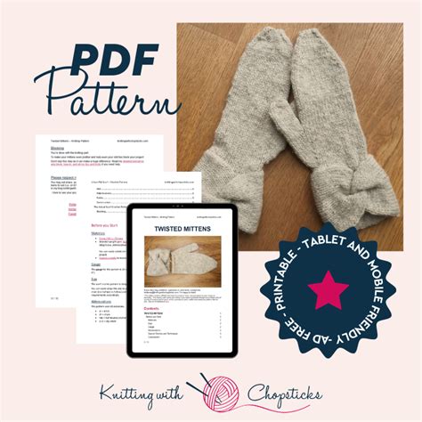 Image result for Mittens Knitting Pattern