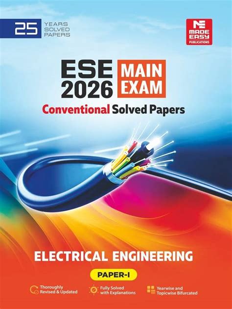 ESE 2026 Mains Examination: Electrical Engineering Conventional Paper-1 ...