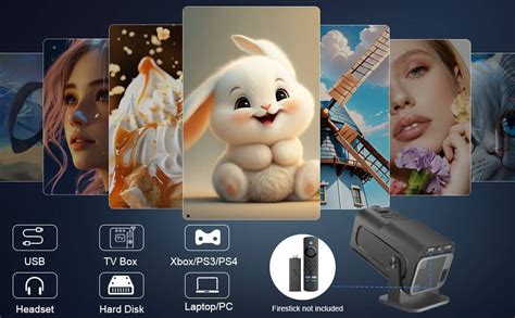 TOPTRO Free Style 1080p Native Resolution Projector 4K Ultra HD Support ...